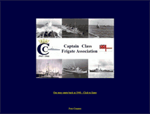 Tablet Screenshot of captainclassfrigates.co.uk